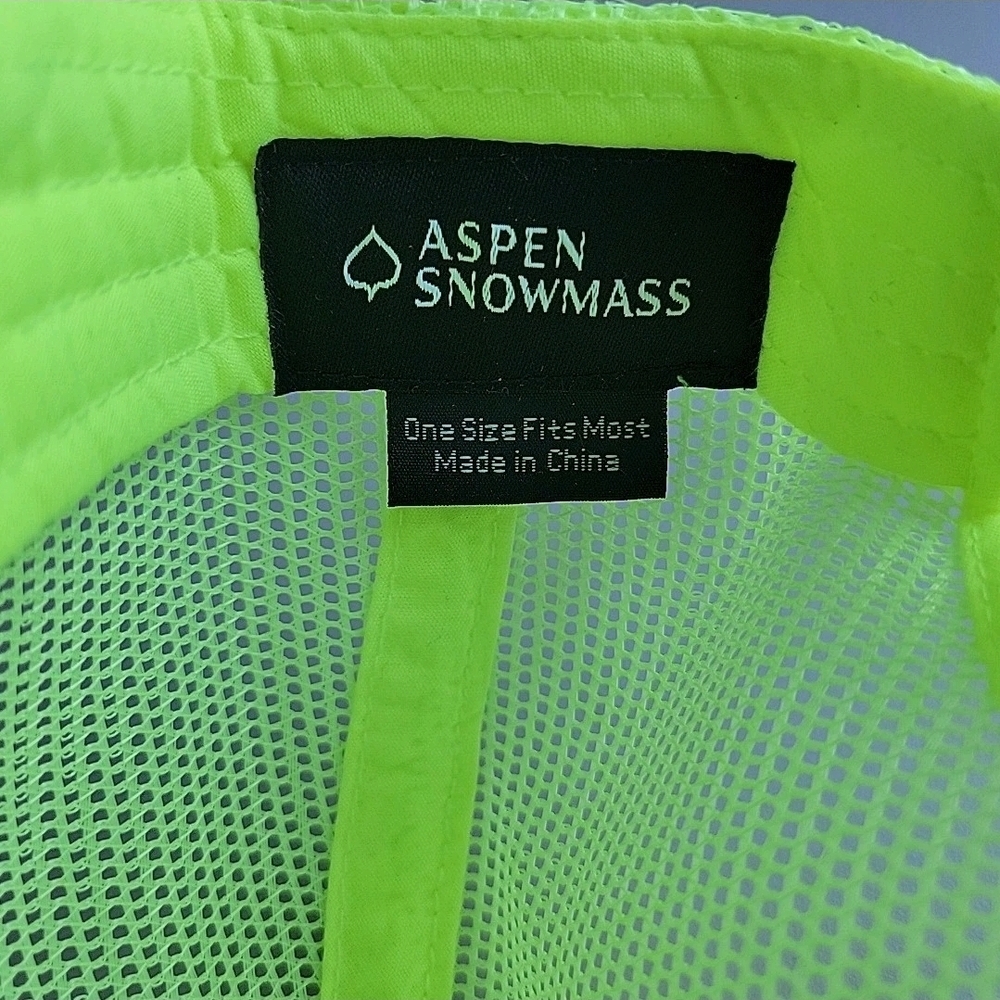 Cloud 9 Neon Green Trucker Hat - Picture 8 of 8